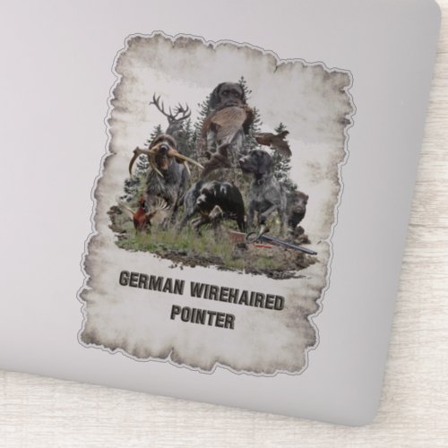 German Wirehaired Pointer       Sticker