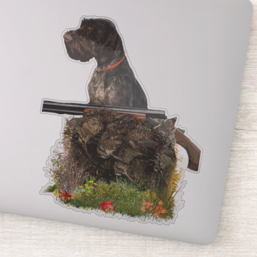 German Wirehaired Pointer  sticker