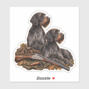 German Wirehaired Pointer Sticker