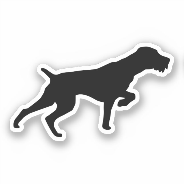 German Wirehaired Pointer Sticker (Front)