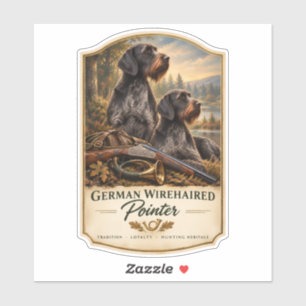 German Wirehaired Pointer Sticker