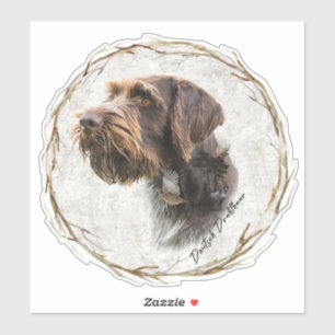 German Wirehaired Pointer Sticker