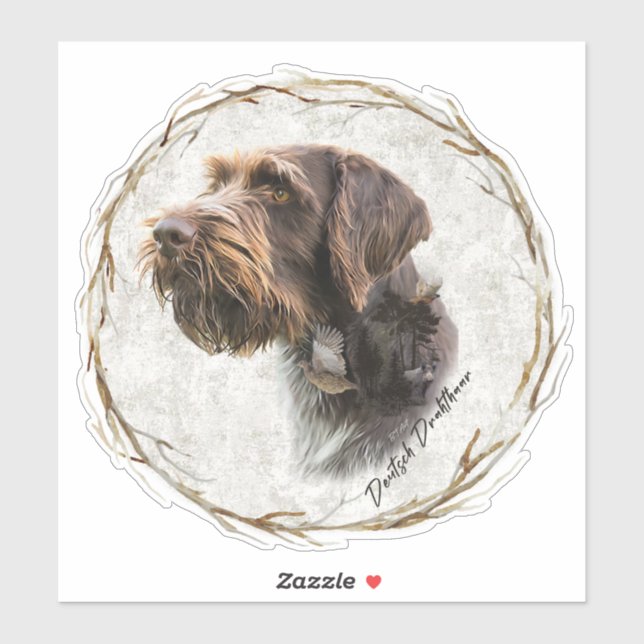 German Wirehaired Pointer      Sticker (Sheet)