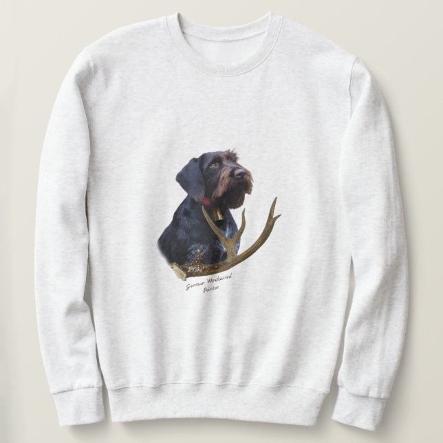 German Wirehaired Pointer Sweatshirt (Design Front)