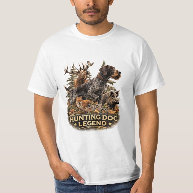 German Wirehaired Pointer T-Shirt (Front)