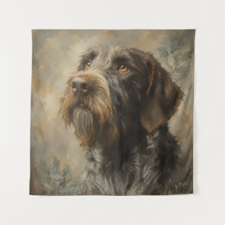 German Wirehaired Pointer Tapestry