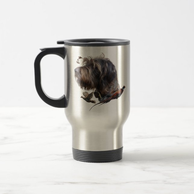 German Wirehaired Pointer   Travel Mug (Left)