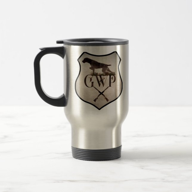 German Wirehaired Pointer    Travel Mug (Left)