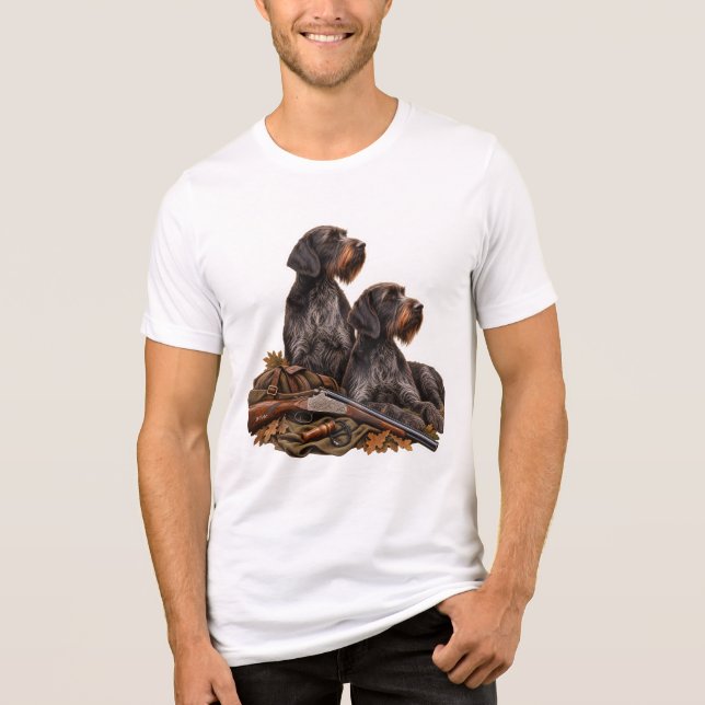 German Wirehaired Pointer Tri-Blend Shirt (Front)