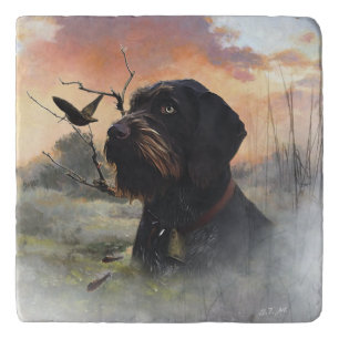 German Wirehaired Pointer Trivet