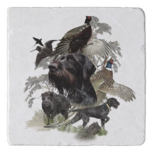 German Wirehaired Pointer   Trivet