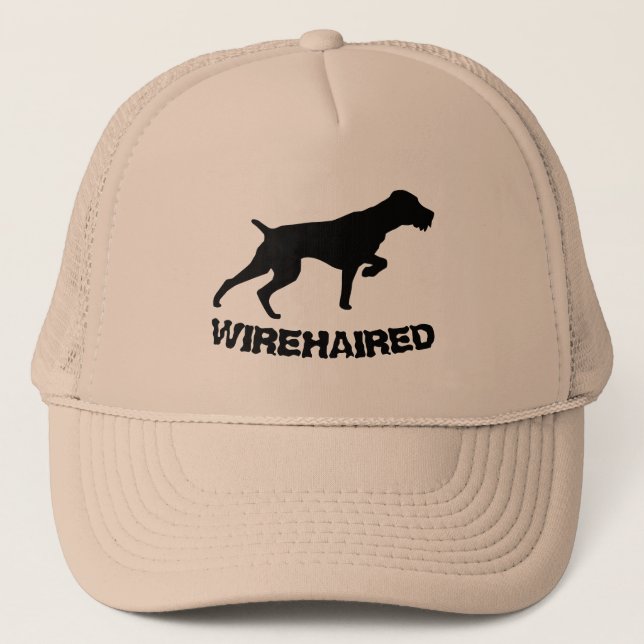 German Wirehaired Pointer Trucker Hat (Front)