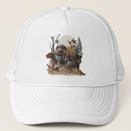 German Wirehaired Pointer Trucker Hat