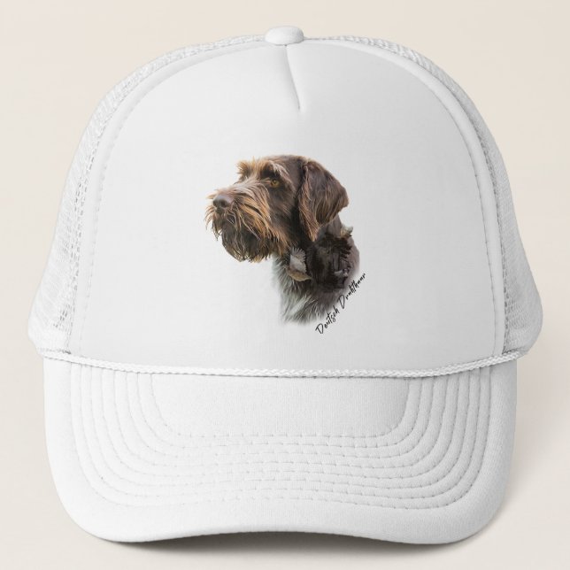 German Wirehaired Pointer Trucker Hat (Front)