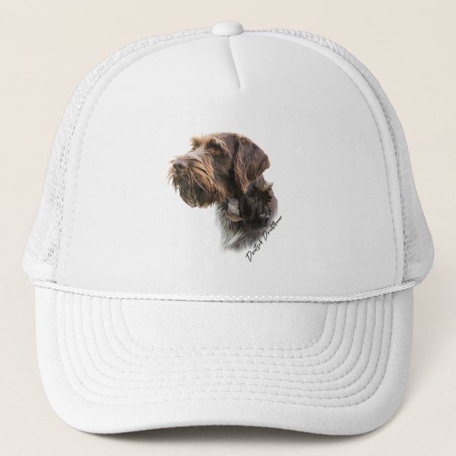 German Wirehaired Pointer   Trucker Hat (Front)
