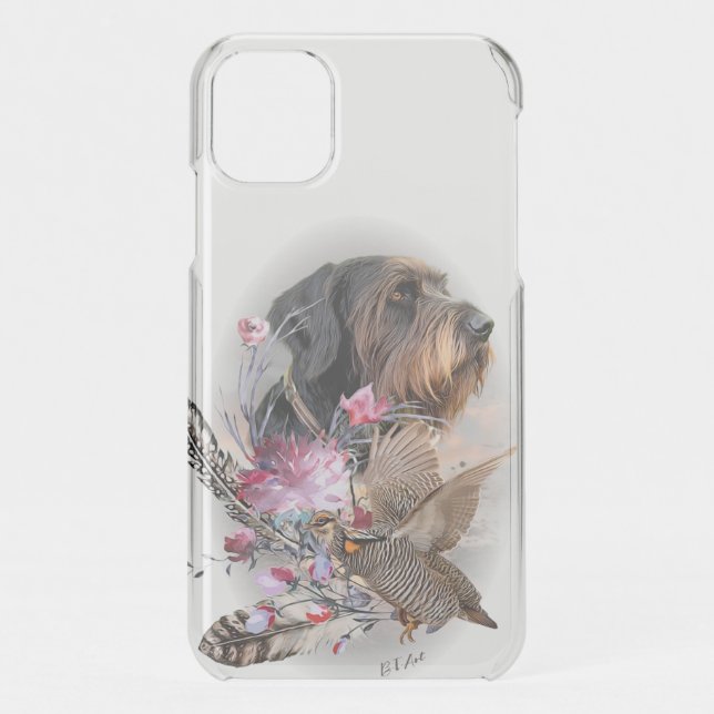 German Wirehaired Pointer Uncommon iPhone Case (Back)