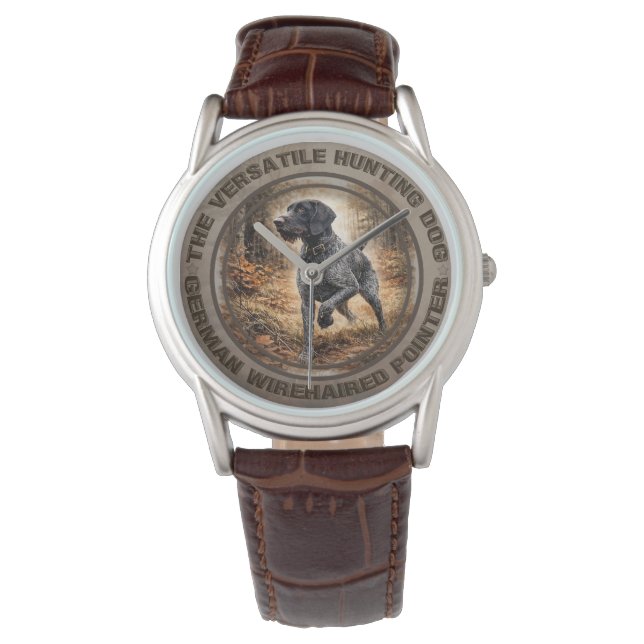 German Wirehaired Pointer Watch (Front)