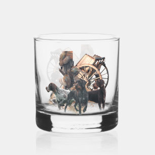 German Wirehaired Pointer Whiskey Glass