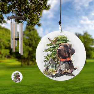 German Wirehaired Pointer Wind Chime