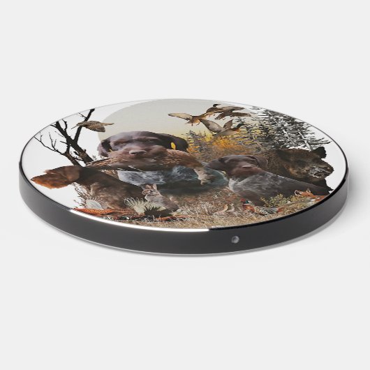 German Wirehaired Pointer Wireless Charger (Front 2)