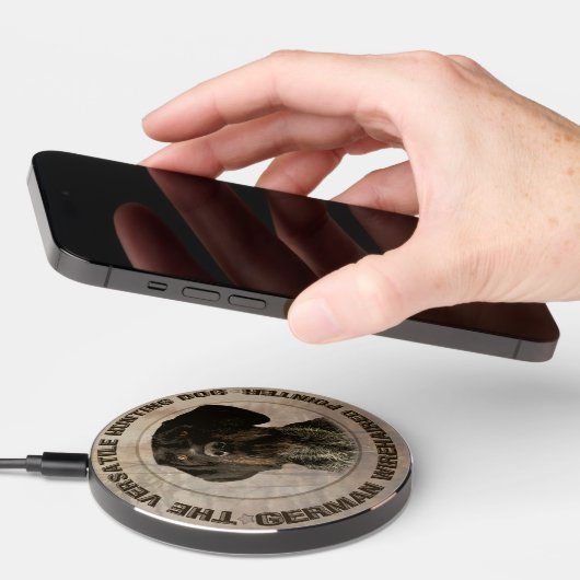 German Wirehaired Pointer Wireless Charger (Hand)