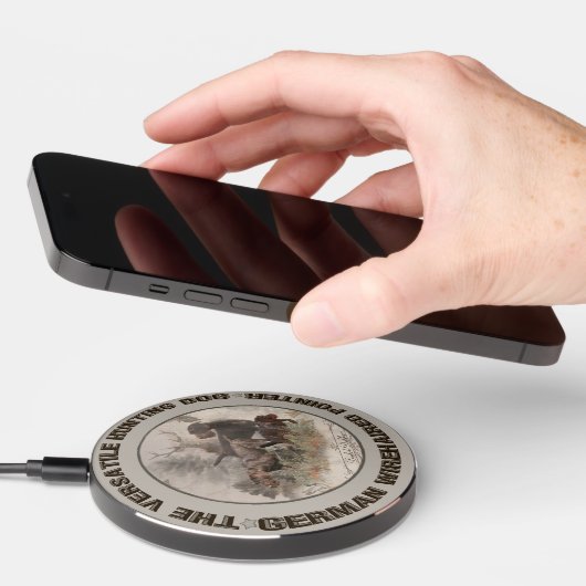 German Wirehaired Pointer Wireless Charger (Hand)