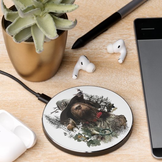 German Wirehaired Pointer Wireless Charger (Desk 2)