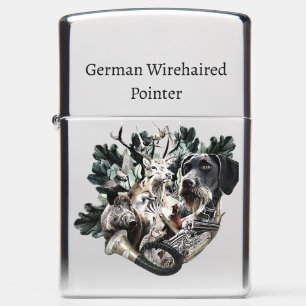 German Wirehaired Pointer Zippo Lighter