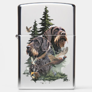 German Wirehaired Pointer Zippo Lighter