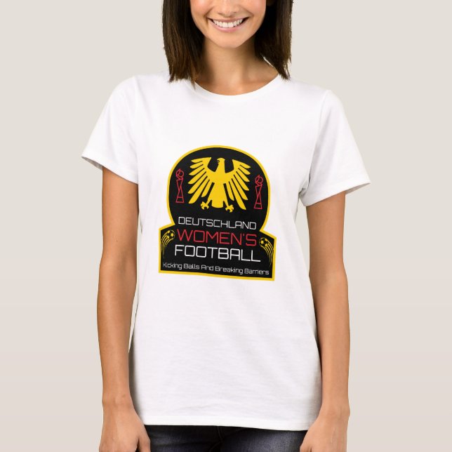 German Women's Football T-Shirt (Front)