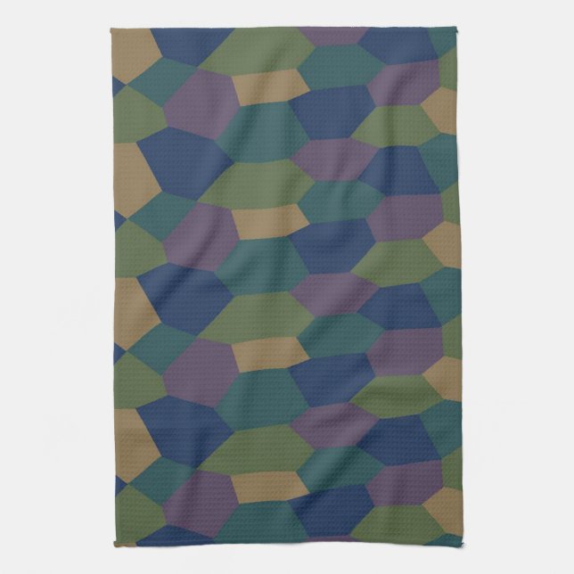 German World War I Lozenge Camo Kitchen Towel (Vertical)
