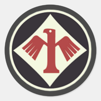 German WW2 airforce I/JG1 unit emblem Classic Round Sticker