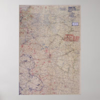 Detailed WWII World Map 1942 Poster, Zazzle