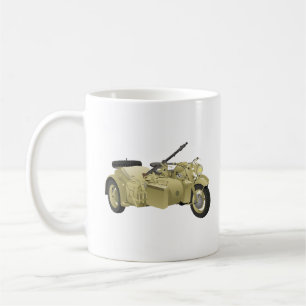 German WW2 Motorcycle with a Sidecar Coffee Mug