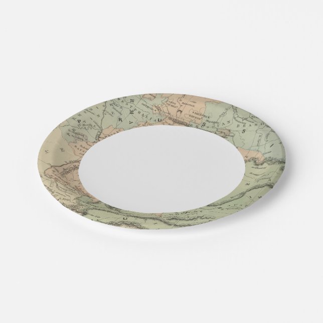Germanic Confederation Paper Plates (Angled)