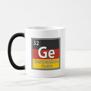 Germanium - Germany Flag German Science Color Morph Mug