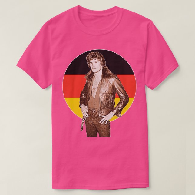 Germans Love David Hasselhoff T-Shirt (Design Front)