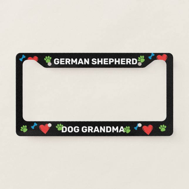 GermanShepherd Grandma  License Plate Frame (Front)