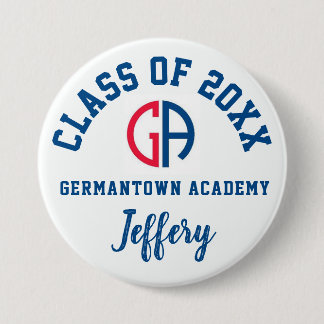 Germantown Academy Button Logo Custom Personalized
