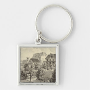 Germantown Cottage, Atlantic City, NJ Keychain