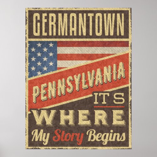 Germantown Pennsylvania Poster