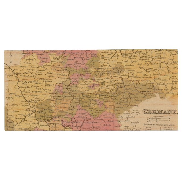 Germany 13 wood flash drive (Front)