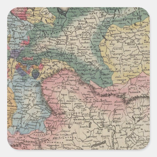 Germany 19 square sticker (Front)