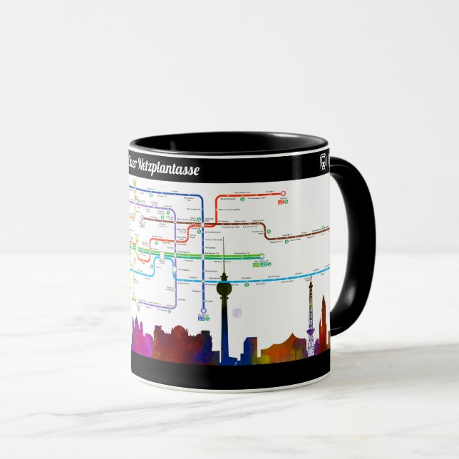 " Germany: 2021/today BERLIN - U/S-Bahn Tasse Mug (Front Right)