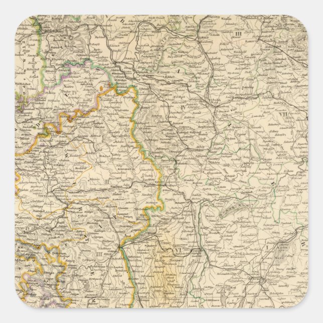 Germany 2 square sticker (Front)