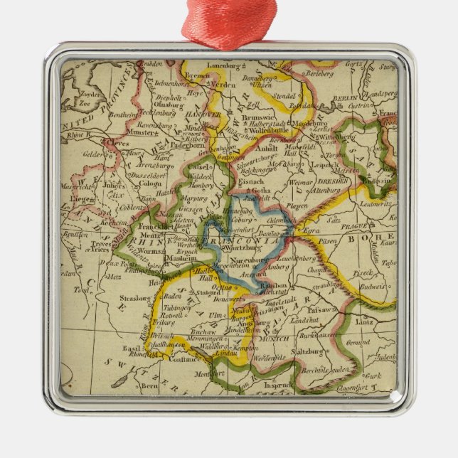 Germany 3 metal ornament (Front)