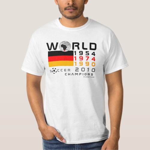 Germany 3 Times World Cup Champions T_Shirt 2