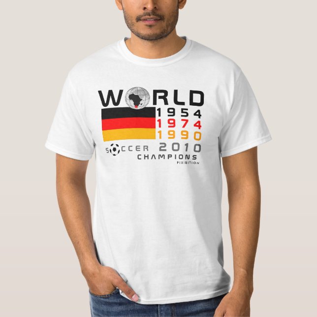 Germany 3 Times World Cup Champions T-Shirt 2 (Front)