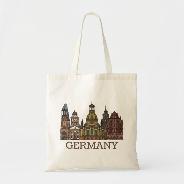 Germany Architecture Landmark Tote Bag (Front)