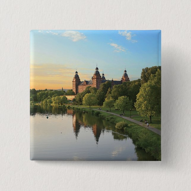 Germany, Aschaffenburg, Schloss (castle) Button (Front)